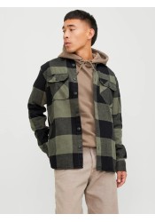 Ανδρικό Πουκάμισο Overshirt Jack & Jones JJEDarren Overshirt LS Noos 12248409 Dusty Olive Ανδρικό Πουκάμισο Overshirt Jack & Jones JJEDarren Overshirt LS Noos 12248409 Dusty Olive
