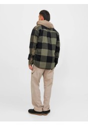 Ανδρικό Πουκάμισο Overshirt Jack & Jones JJEDarren Overshirt LS Noos 12248409 Dusty Olive Ανδρικό Πουκάμισο Overshirt Jack & Jones JJEDarren Overshirt LS Noos 12248409 Dusty Olive