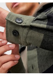 Ανδρικό Πουκάμισο Overshirt Jack & Jones JJEDarren Overshirt LS Noos 12248409 Dusty Olive Ανδρικό Πουκάμισο Overshirt Jack & Jones JJEDarren Overshirt LS Noos 12248409 Dusty Olive