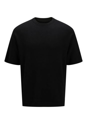 Ανδρικό T-Shirt Πλεκτό Jack & Jones JPRWason Knit Crew Neck SS AW 24 12278471 Black
