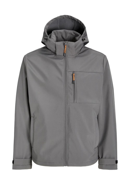 Ανδρικό Μπουφάν Jack & Jones JJThatcer Softshell Hood 12279288 Castlerock