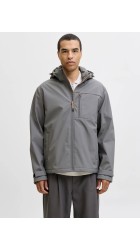 Ανδρικό Μπουφάν Jack & Jones JJThatcer Softshell Hood 12279288 Castlerock