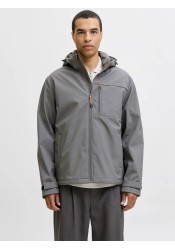 Ανδρικό Μπουφάν Jack & Jones JJThatcer Softshell Hood 12279288 Castlerock