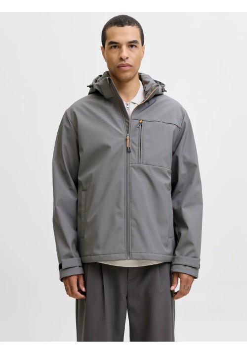 Ανδρικό Μπουφάν Jack & Jones JJThatcer Softshell Hood 12279288 Castlerock