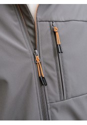 Ανδρικό Μπουφάν Jack & Jones JJThatcer Softshell Hood 12279288 Castlerock