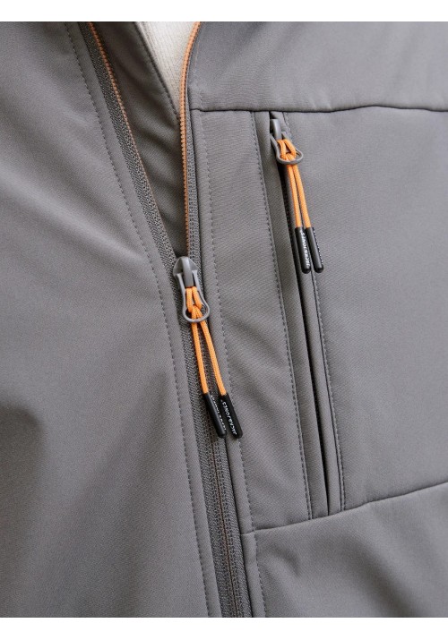 Ανδρικό Μπουφάν Jack & Jones JJThatcer Softshell Hood 12279288 Castlerock
