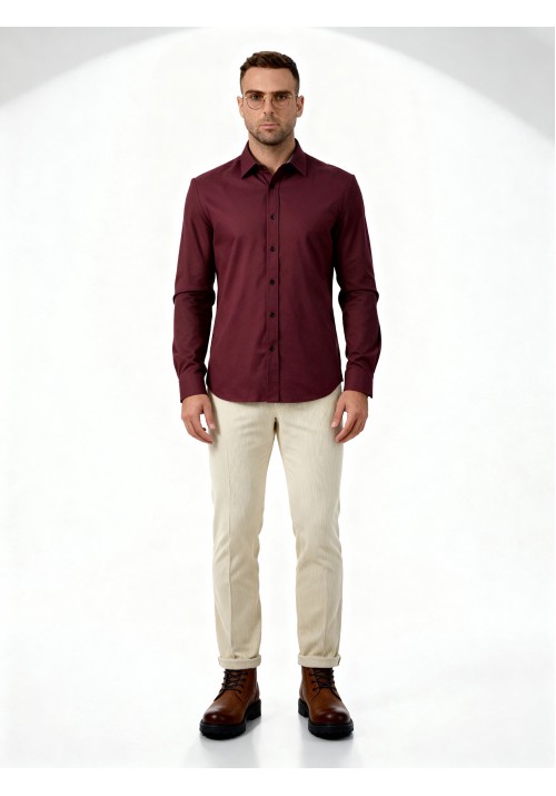 Ανδρικό Παντελόνι Κοτλέ Gianni Lupo GN21782 White