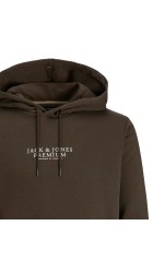 Ανδρικό Φούτερ Jack & Jones Jprbluarchie Sweet Hood Noos 12216335 Black Olive