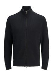 Ανδρική Ζακέτα Πλεκτή Jack & Jones JJEPerfect Knit Zip Cardigan SN 12279409 Black