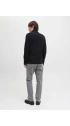 Ανδρική Ζακέτα Πλεκτή Jack & Jones JJEPerfect Knit Zip Cardigan SN 12279409 Black