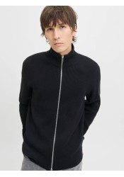 Ανδρική Ζακέτα Πλεκτή Jack & Jones JJEPerfect Knit Zip Cardigan SN 12279409 Black