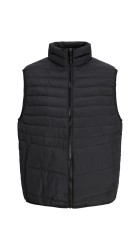 Ανδρικό Αμάνικο Μπουφάν Jack & Jones JJEState Packable BW Collar Noos 12256987 Μαύρο