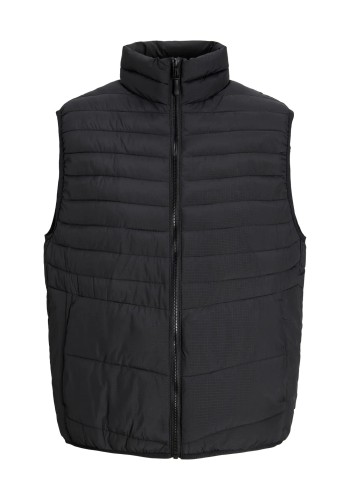 Ανδρικό Αμάνικο Μπουφάν Jack & Jones JJEState Packable BW Collar Noos 12256987 Μαύρο