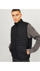 Ανδρικό Αμάνικο Μπουφάν Jack & Jones JJEState Packable BW Collar Noos 12256987 Μαύρο