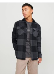 Ανδρικό Πουκάμισο Overshirt Jack & Jones JJEDarren Overshirt LS Noos 12248409 Asphalt Ανδρικό Πουκάμισο Overshirt Jack & Jones JJEDarren Overshirt LS Noos 12248409 Asphalt