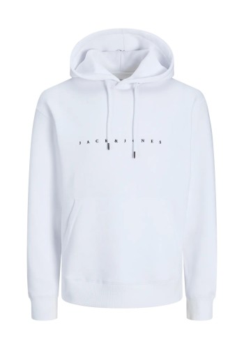 Ανδρικό Φούτερ Jack & Jones JJEstar JJ Sweat Hood Noos 12233972 Λευκό