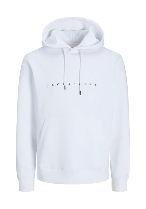 Ανδρικό Φούτερ Jack & Jones JJEstar JJ Sweat Hood Noos 12233972 Λευκό