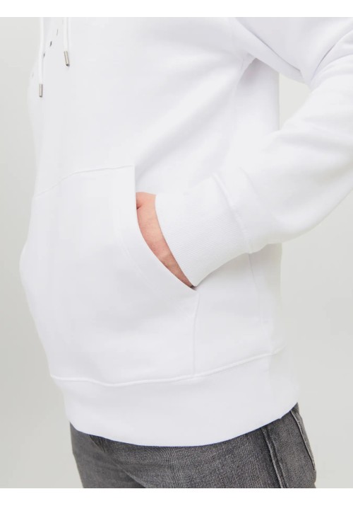 Ανδρικό Φούτερ Jack & Jones JJEstar JJ Sweat Hood Noos 12233972 Λευκό