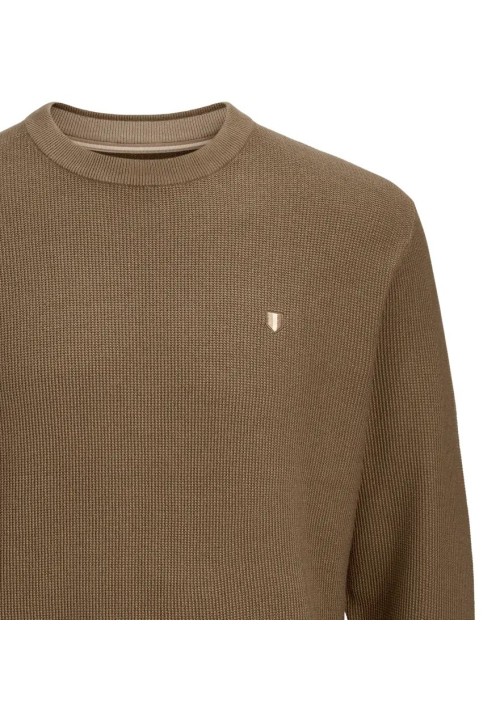 Ανδρικό Πουλόβερ Βαμβακερό Jack & Jones JPRBlurex Knit Crew Neck LN 12284353 Stone Gray