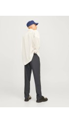 Ανδρικό Παντελόνι Chino Jack & Jones JPStace Leo Chino Noos 12260908 Dark Grey Melange Ανδρικό Παντελόνι Chino Jack & Jones JPStace Leo Chino Noos 12260908 Dark Grey Melange