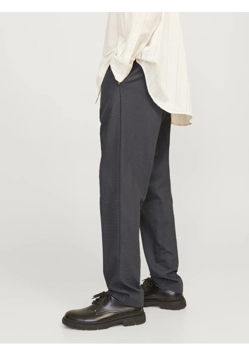 Ανδρικό Παντελόνι Chino Jack & Jones JPStace Leo Chino Noos 12260908 Dark Grey Melange