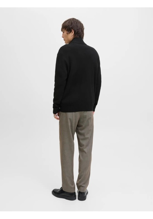 Ανδρικό Μπουφάν Jack & Jones JJEPerfect Knit Hybrid Cariigan SN 12279136 Black