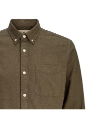 Ανδρικό Πουκάμισο Jack & Jones Jprblubrook Twill Solid L/S Shirt LN 12282353 Stone Gray Ανδρικό Πουκάμισο Jack & Jones Jprblubrook Twill Solid L/S Shirt LN 12282353 Stone Gray