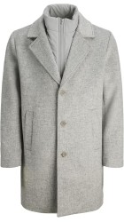 Ανδρικό Παλτό JACK & JONES JPRBLASTANFORD OVERCOAT 12286263 Grey melange
