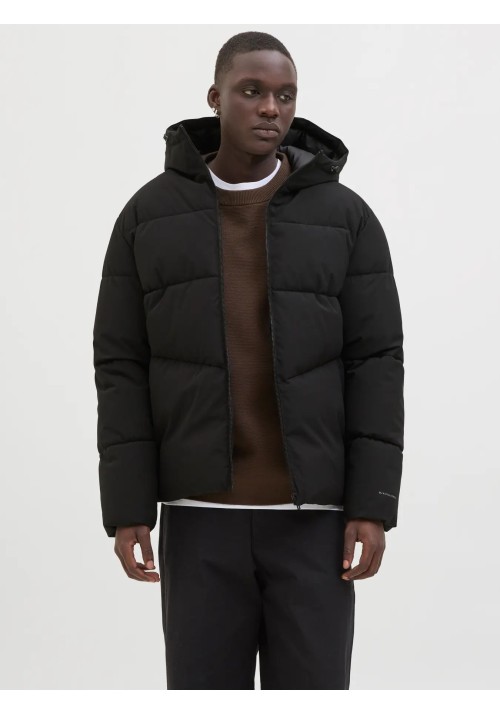 Ανδρικό Μπουφάν Puffer Jack & Jones JJGlobal Puffer Jacket 12283517 Μαύρο
