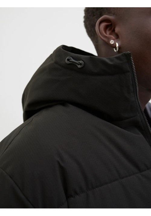Ανδρικό Μπουφάν Puffer Jack & Jones JJGlobal Puffer Jacket 12283517 Μαύρο