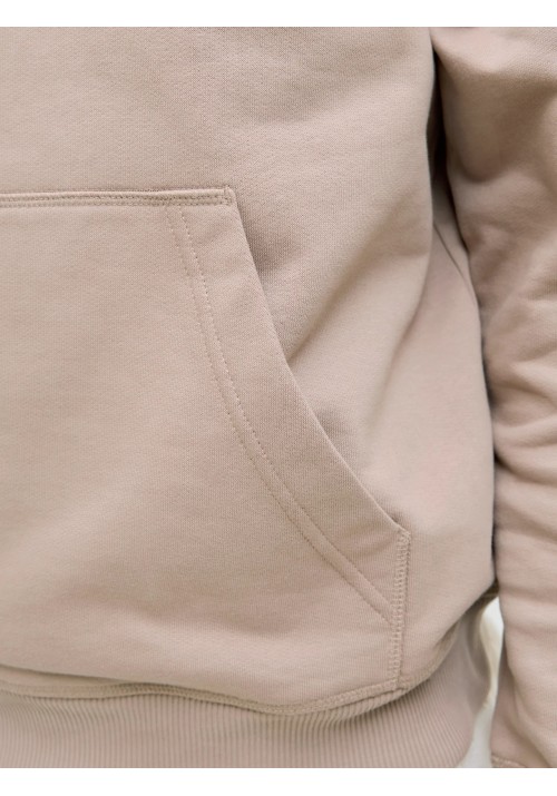 Ανδρικό Φούτερ Jack & Jones Jornorrebro EMB Sweat Hood Noos 12282861 Mocha Meringue