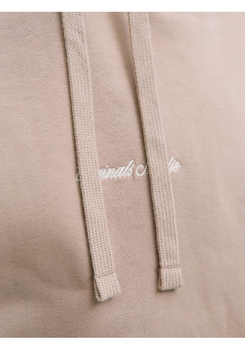 Ανδρικό Φούτερ Jack & Jones Jornorrebro EMB Sweat Hood Noos 12282861 Mocha Meringue