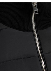 Ανδρικό Μπουφάν Jack & Jones JJEPerfect Knit Hybrid Cariigan SN 12279136 Black Ανδρικό Μπουφάν Jack & Jones JJEPerfect Knit Hybrid Cariigan SN 12279136 Black