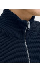 Ανδρική Ζακέτα Πλεκτή Jack & Jones JJEPerfect Knit Zip Cardigan SN 12279409 Sky Captain Ανδρική Ζακέτα Πλεκτή Jack & Jones JJEPerfect Knit Zip Cardigan SN 12279409 Sky Captain