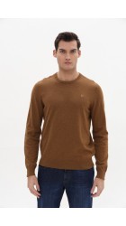 Ανδρικό Πλεκτό Βαμβακερό Lerros 2495004-727 N.O.S. Καφέ