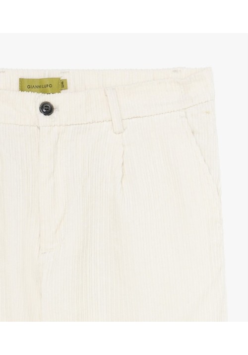 Ανδρικό Παντελόνι Κοτλέ Gianni Lupo GN21782 White