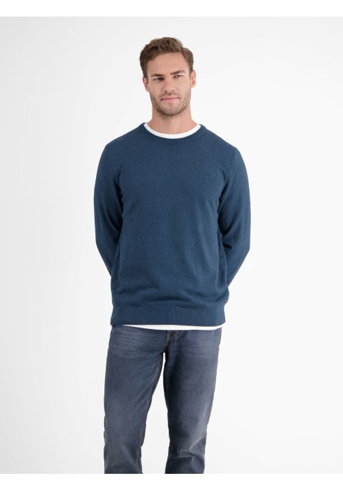 Ανδρικό Πλεκτό Βαμβακερό Lerros 2495004-484 N.O.S. Light Blue
