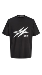 Ανδρικό T-Shirt JCocnzamsterdam Logo T-Shirt 12285966 Μαύρο