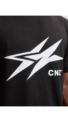 Ανδρικό T-Shirt JCocnzamsterdam Logo T-Shirt 12285966 Μαύρο