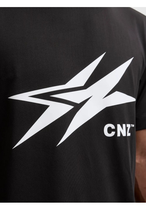 Ανδρικό T-Shirt JCocnzamsterdam Logo T-Shirt 12285966 Μαύρο