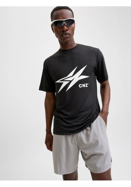 Ανδρικό T-Shirt JCocnzamsterdam Logo T-Shirt 12285966 Μαύρο