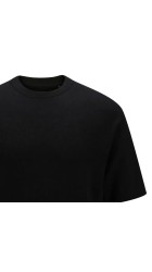 Ανδρικό T-Shirt Πλεκτό Jack & Jones JPRWason Knit Crew Neck SS AW 24 12278471 Black