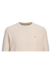 Ανδρικό Πλεκτό Βαμβακερό Jack & Jones JPRBlurex Knit Crew Neck LN 12284353 Whitecap Gray Ανδρικό Πλεκτό Βαμβακερό Jack & Jones JPRBlurex Knit Crew Neck LN 12284353 Whitecap Gray