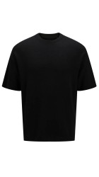 Ανδρικό T-Shirt Πλεκτό Jack & Jones JPRWason Knit Crew Neck SS AW 24 12278471 Black
