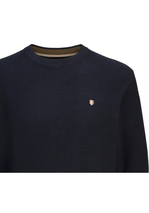 Ανδρικό Πλεκτό Βαμβακερό Jack & Jones JPRBlurex Knit Crew Neck LN  12284353 Seaborne