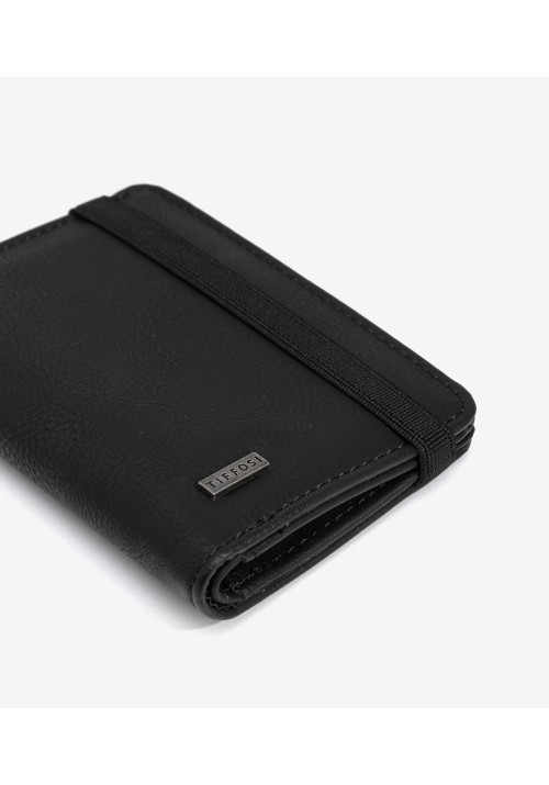 Ανδρικό Πορτοφόλι Καρτων Tiffosi Darren 10065744-000 Μαύρο