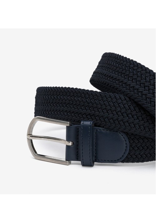 Ανδρική Ελαστική Ζώνη Πλεκτή Tiffosi 10023933-790 Μπλε