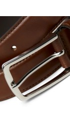 Ανδρική Ζώνη Δερμάτινη Jack & Jones Jacchristopher Belt Noos 12136795 Cognac Normal buckle Ανδρική Ζώνη Δερμάτινη Jack & Jones Jacchristopher Belt Noos 12136795 Cognac Normal buckle