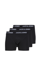 Ανδρικά Μποξεράκια 3Pack Jack & Jones 12171944 Μαύρα