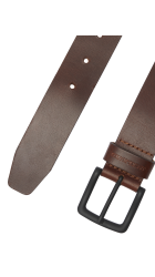 Ανδρική Ζώνη Δερμάτινη Jack & Jones Jacroma Leatfher 12242687 Brown Stone